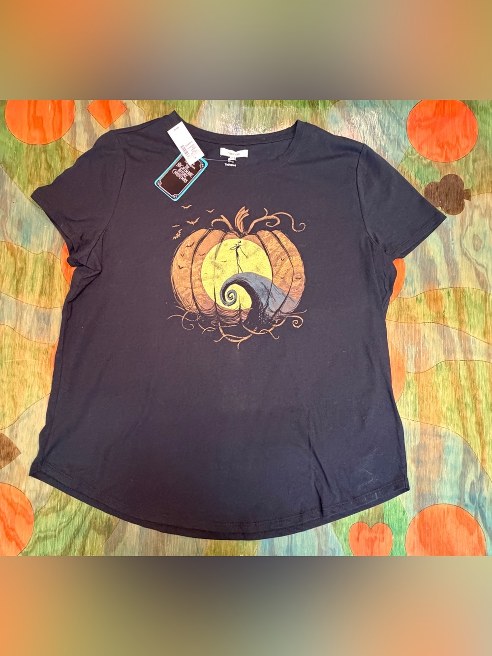 Maurices Tee Size XL Jack Skellington The Nightmare Before Christmas NEW NWT Bla